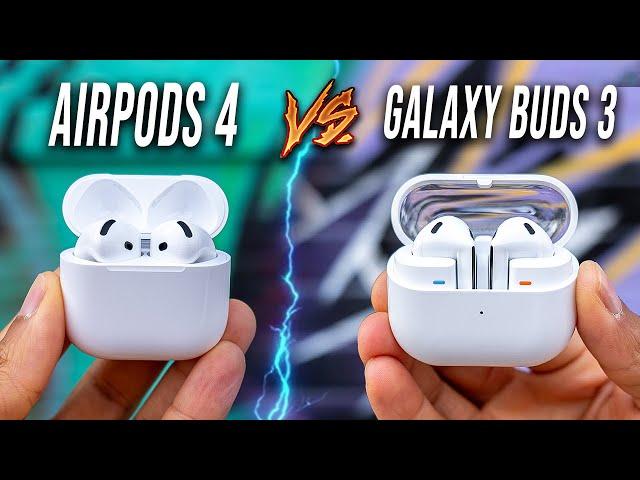 Airpods 4 VS Samsung Galaxy Buds 3 - ULTIMATE COMPARISON!