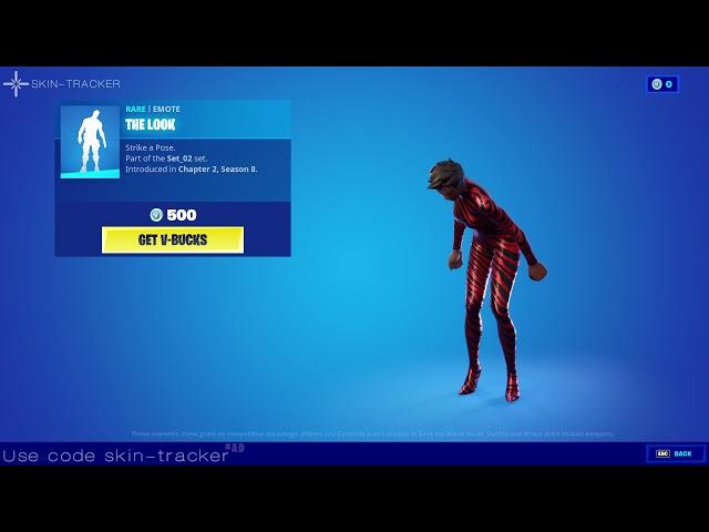 (Original Music) THE LOOK EMOTE in Fortnite ITEMSHOP (BALENCIAGA Dance)