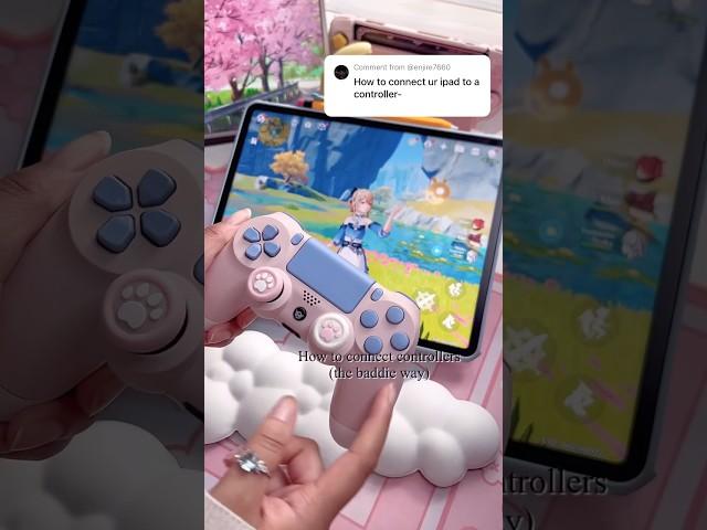 How to connect controllers to iPad! #genshinimpact #controller #genshin #ipad