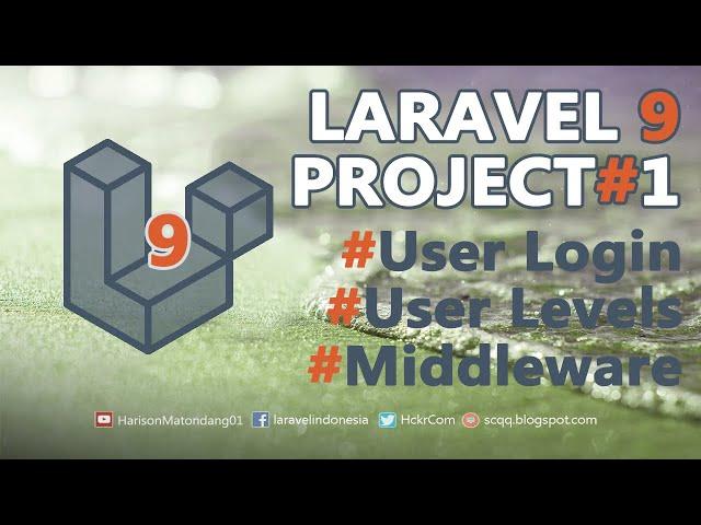 Laravel 9 Project - Multi User Level Login System, Middleware, PPDB App #1