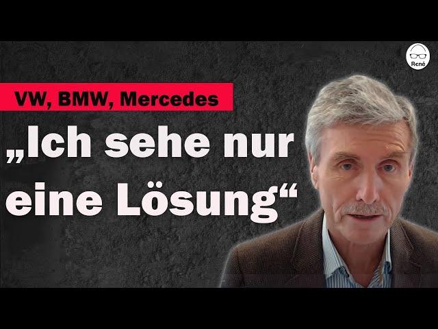 Ferdinand Dudenhöffer: NUR EINE STRATEGIE kann VW, BMW und Mercedes jetzt retten