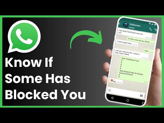 How To Know If Someone Blocked You on Whatsapp !