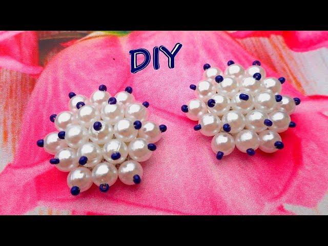 Серединки из бусин для бантиков своими руками DIY OlgaRibbons