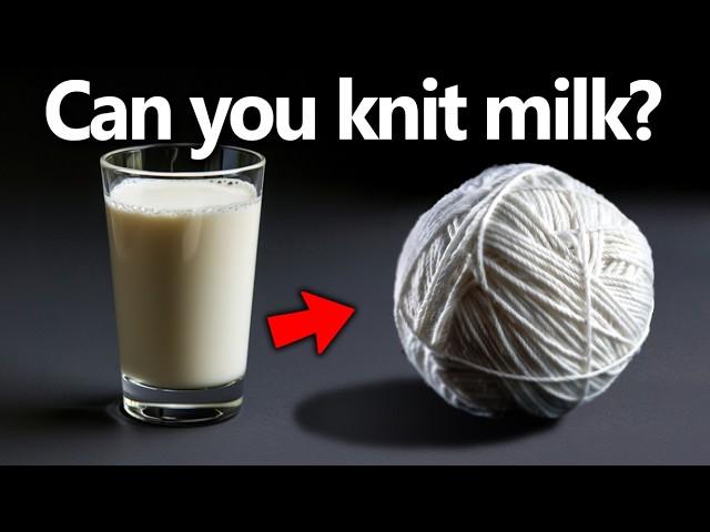 I turned MILK into YARN