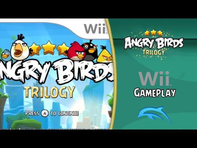 Angry Birds Trilogy: Wii Gameplay