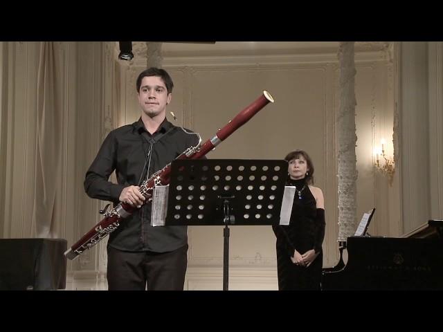 Yury Radzevich (bassoon) English Hall of St. Petersburg Music House 2013-09-25