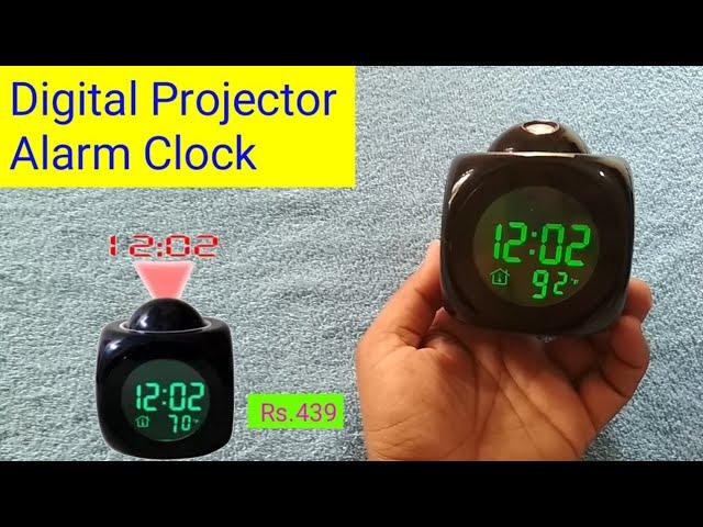 Digital projector alarm clock | digital alarm clock | projector clock | digital alarm watch | clock