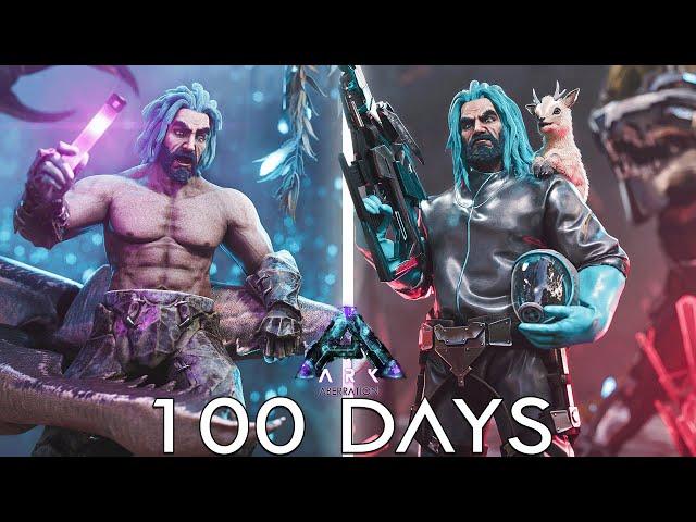 Surviving 100 Days in Hardcore ARK Survival Evolved [Aberration Edition]