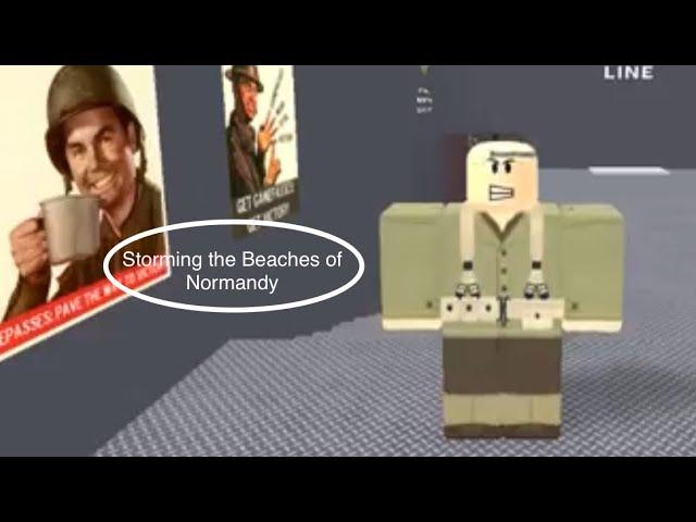 Storming the beaches of Normandy! (Roblox: “FRONTLINE: D-Day Invasion”)