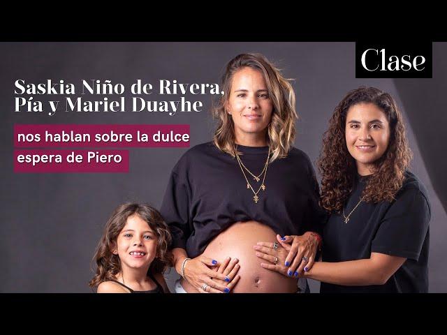 Saskia Niño de Rivera y Mariel Duayhe, listas para recibir a su hijo Piero