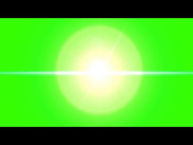 Lens Flare explosion green effect nk