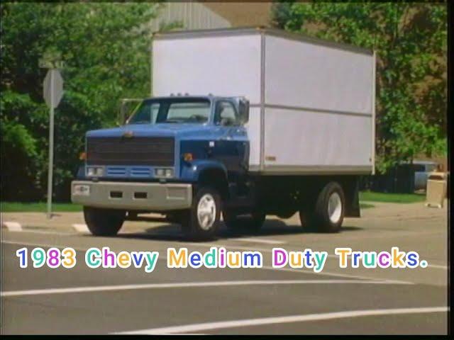 1983 Chevy Medium Duty Trucks  Ad from Chevy sales disc.