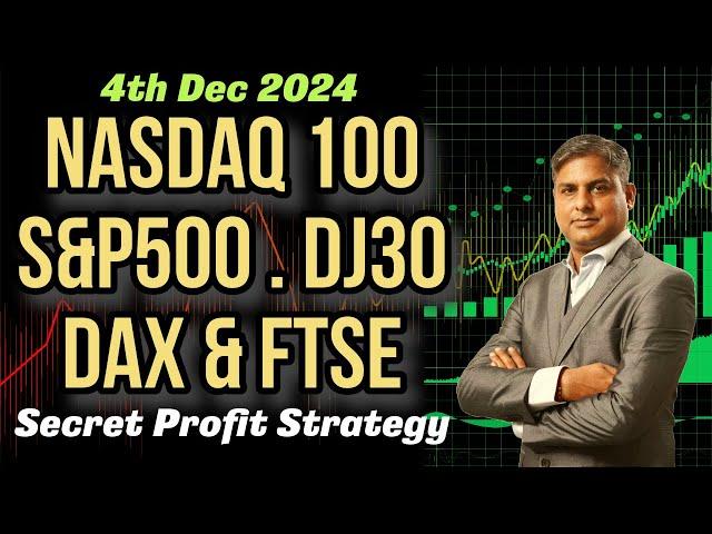 Dow Jones | Nasdaq | S&P 500 | Germany40 & FTSE 100 Live Today Wednesday 4 Dec | RISE More or CRASH?