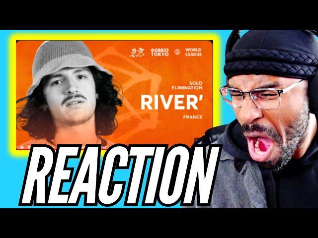 Speedrunning reacting to GBB 2023 RIVER'   | WORLD LEAGUE | Solo Elimination