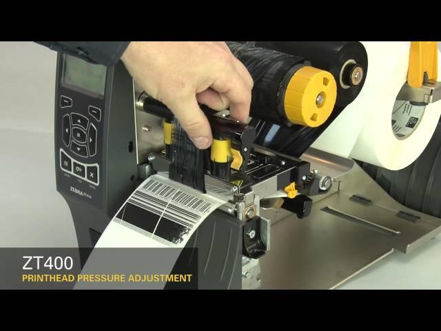 Zebra ZT400 Series: How-to Adjust Printhead Pressure