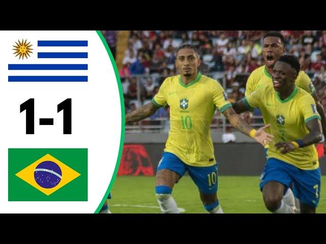 BRAZIL VS URUGUAY  (1-1) |EXTENDED HIGHLIGHTS | WORLD CUP QUALIFYING | BRAZIL | URUGUAY |HIGHLIGHTS