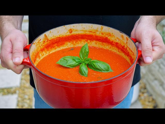 How to Make the Best Italian TOMATO PASTA SAUCE Recipe EVER