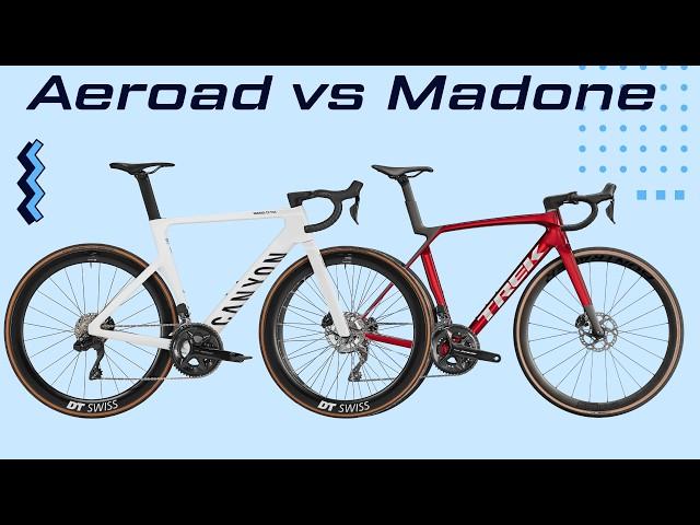 NEW CANYON AEROAD CF SLX 7 Di2 ($5,599) vs TREK MADONE SL 6 Gen 8 ($5,499) // Head To Head