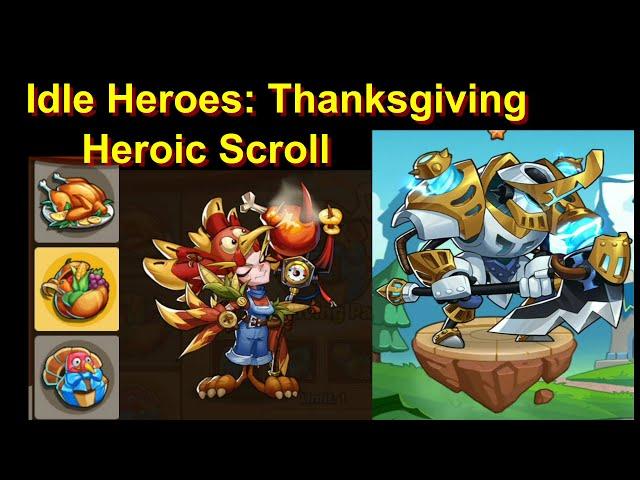 Idle Heroes - Thanksgiving Event! - New Hero Unimax-3000 - Aureolin Heartrate Gaming