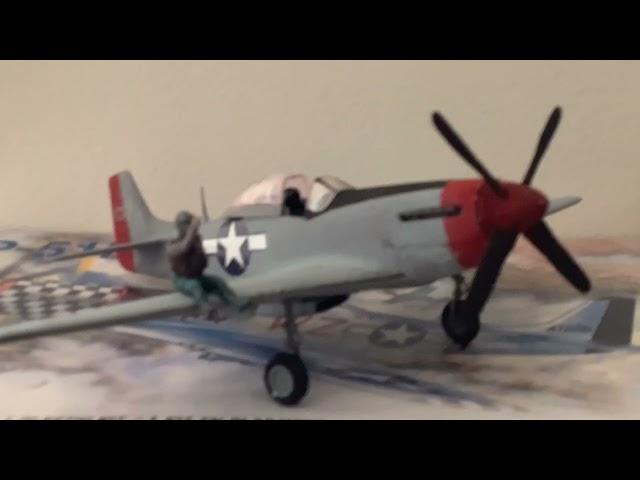 Both of my plastic model plane kits (finished)