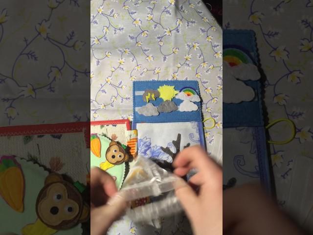 Развивающая книжка из фетра.