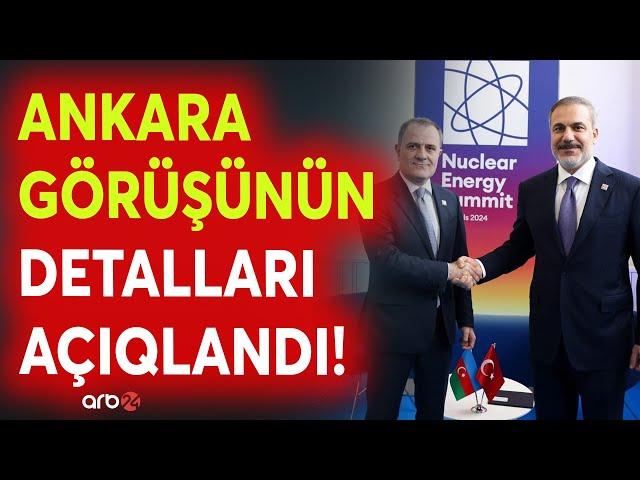 SON DƏQİQƏ! Görüşün DETALLARI AÇIQLANDI - İrəvana MESAJ - Ankara masasında bu mövzular... - CANLI