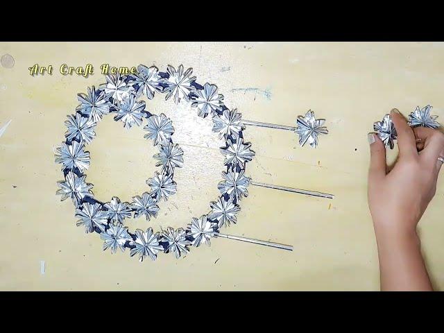 Lays Packet Craft Wall Hanging | Waste Chips Packet Wall Hanging | best out of waste wall craft