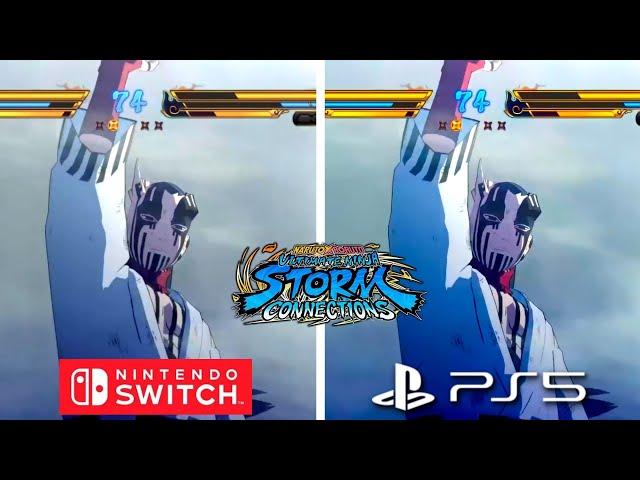 Naruto X Boruto Ultimate Ninja Storm Connections PS5 vs Nintendo Switch Graphics Comparison