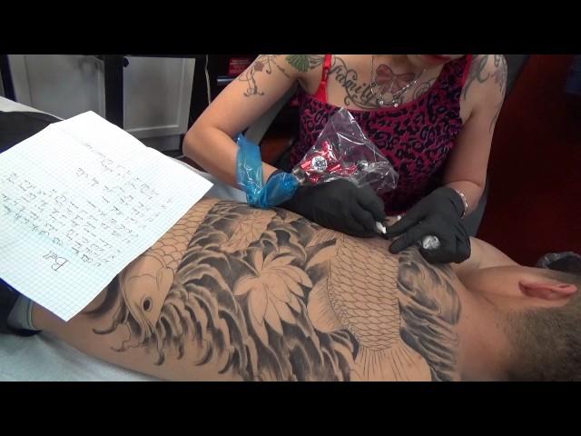 Tattoo teaching part 12. Hoc xam hinh online part 12!