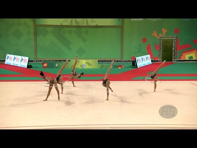 Uzbekistan (UZB) - 2022 Rhythmic Worlds, Sofia (BUL) - Qualifications 5 Hoops