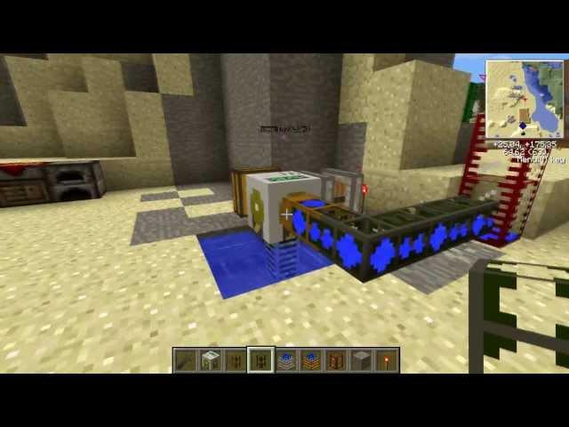 Minecraft BuildCraft. Водопроводные трубы и помпа.