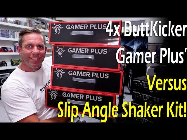 4x ButtKicker Gamer Plus' VS Slip Angle Shaker Kit!