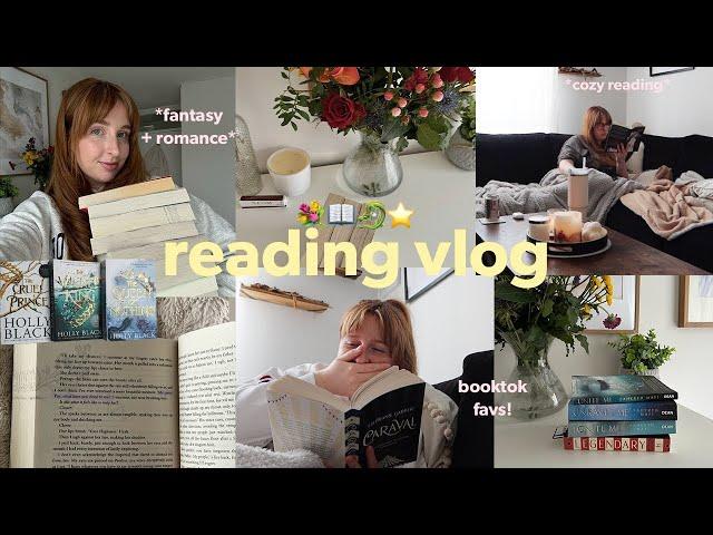 READING VLOG ⭐️ book haul, fantasy 5 star reads & booktok recommendations