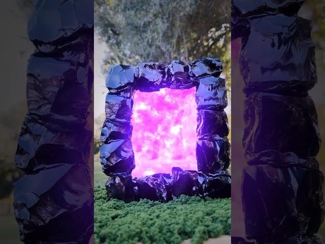 Making a Real Obsidian Nether Portal!