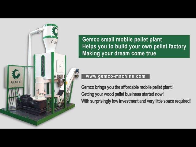 Small mobile pellet plant is to be your pellet making factory