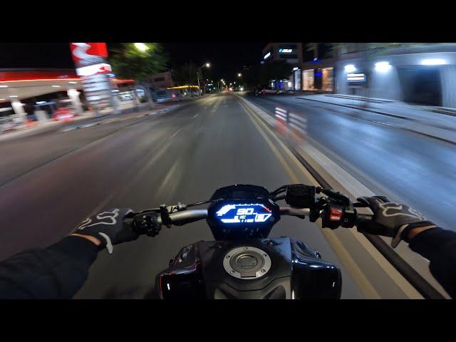 YAMAHA MT-07 PURE SOUND | Neon Nights