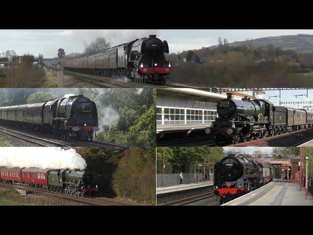 The Very Best of UK Steam Trains on the Mainline in 2022!