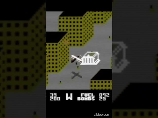 Bombing the German HQ! - Final Mission - Blue Max - C64 #c64 #retrogaming