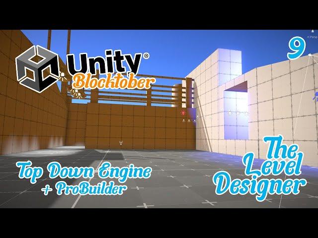 Top Down Engine + ProBuilder (Episode 9) - Unity Top Down Shooting Level