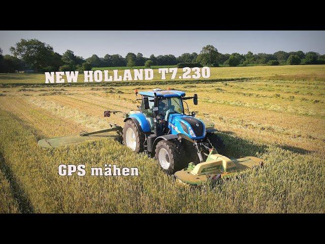 NEW HOLLAND T7.230 // GPS mähen