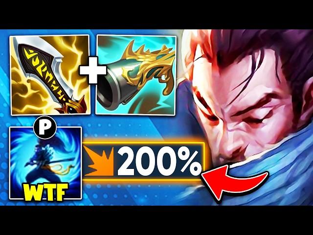 So what happens when Yasuo hits 200% Crit Chance?? Find out in this video...