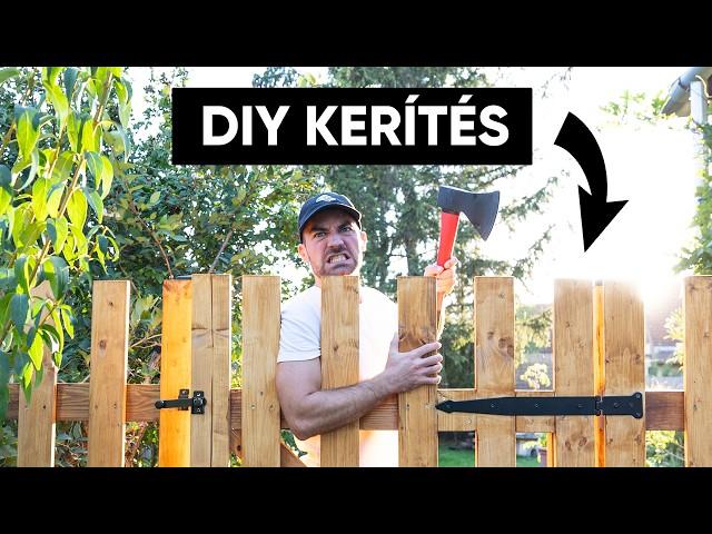 DIY KERÍTÉST ÉPÍTETTEM a Kutyák Megfékezésére! - Őszi KERT UPGRADE!