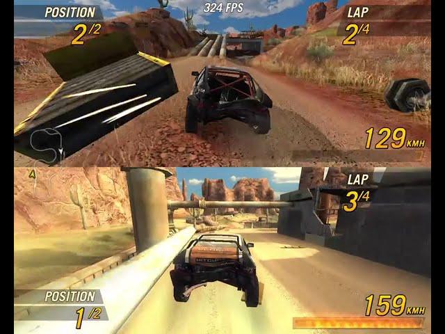 FlatOut 2 SPLITSCREEN ON PC MOD (DL in desc)