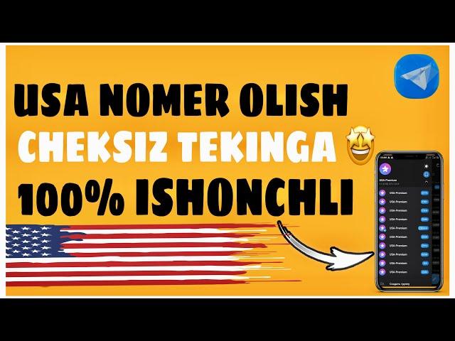 USA NOMER OLISH TEKINGA // CHEKSIZ  NOMER OLISH // JUDA OSON USULDA YANGICHA