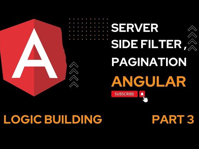 Server Side Pagination, Sorting and Filtering in Angular | angular tutorial for beginners | angular