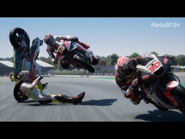 MotoGP24 - Crash Compilation #1 (PS5 HD60FPS)