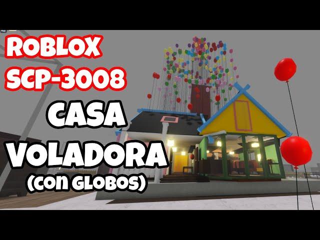 CONSTRUYO LA CASA VOLADORA DE UP EN SCP 3008  (Roblox)