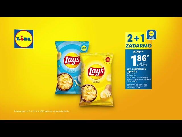  Kajzerky,  zemiakové lupienky a  2+1 ZADARMO na vybrané vína od 7. 3. 2025 | Lidl Slovensko