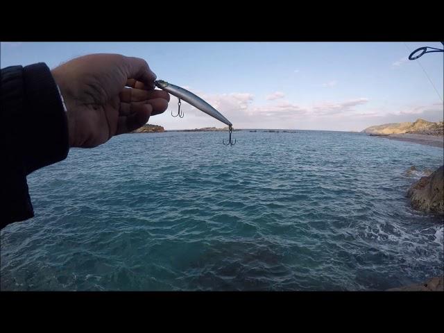 Хорошая рыбалка на море Крит Fishing barracuda Greece