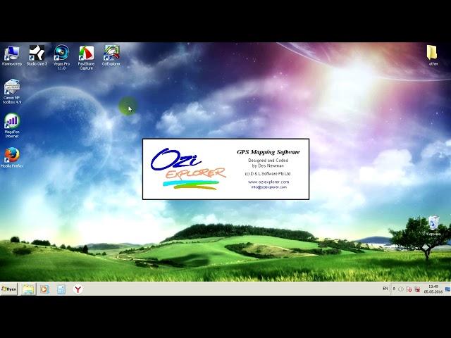 Настройка программы OziExplorer и загрузка карт